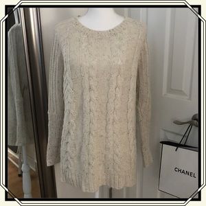 Banana Republic Cable Knit Oversized Sweater Small